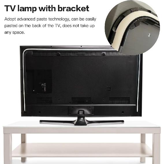 Light Strip Kit Brackets Replacement for Philips Hue Play Gradient Lightstrip Mounting 7Pcs-Set