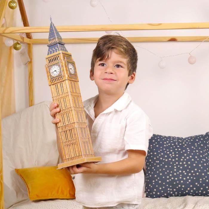 Puzzle 3D - EXPLORA - Big Ben - 44 pièces - Dès 5 ans - Facile à assembler