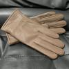 Womens Sheepskin Leather Gloves Winter Warm Fleece Lined Touchscreen Compatible Motorcycle Riding
