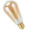 Vintage Light Bulb E27 4W High Light Transmittance Flexible Spiral Filament Adjustable Brightness Warm Light LED Bulb