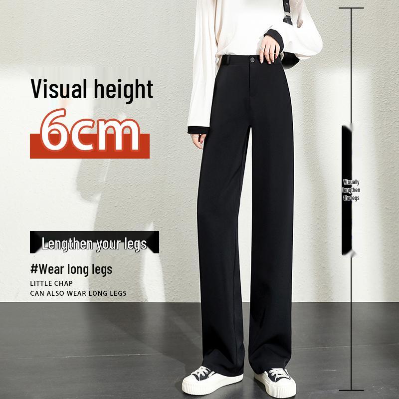Women's Summer Wide-Leg High Waist Slimming Silk Pants