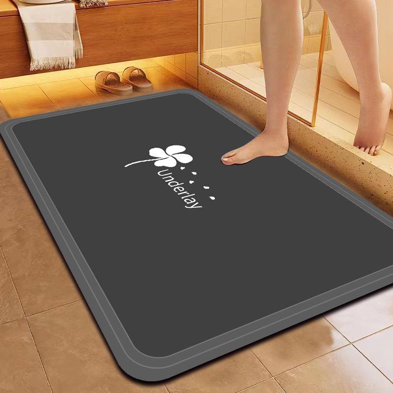 Diatom Mud Quick-drying Soft Floor Mat Bathroom Toilet Door Absorbent Non-slip Mat