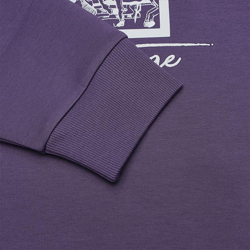 FILA Fashion Casual Treehouse Hoodie Men hoodies Dark-Night-Purple F11M518208FDP