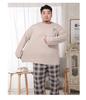 Men's Spring & Autumn Cotton Long Sleeve Pajamas Set for All Ages