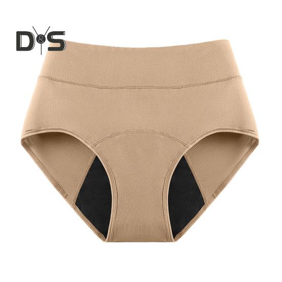 

Женские трусики, однотонные, трехслойные, мягкие, с завышенной талией, бесшовные эластичные трусы, предотвращающие протекание, менструальные трусы, женское нижнее белье S абрикосовый