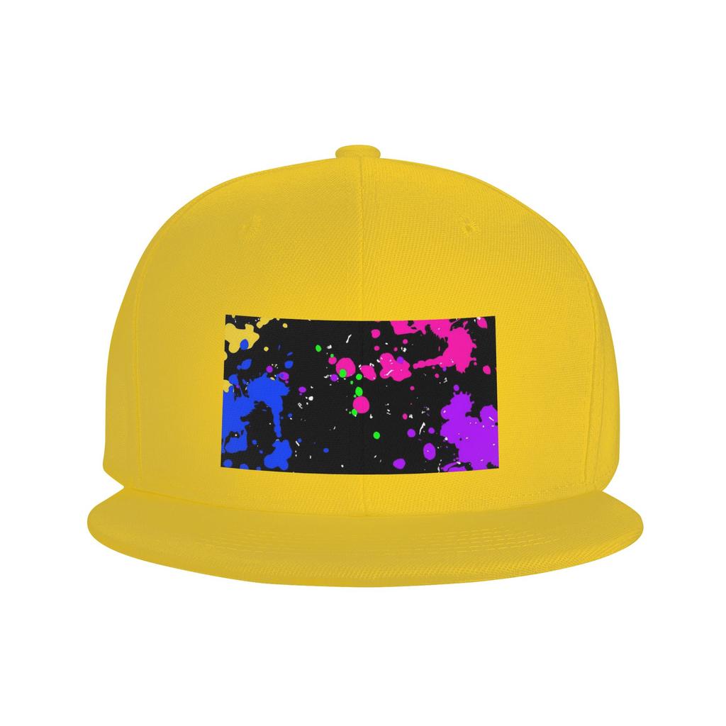 Colorful Graffiti Splatter Print Baseball Caps Snapback Fashion Baseball Hats Breathable Casual Casquette Outdoor for Unisex