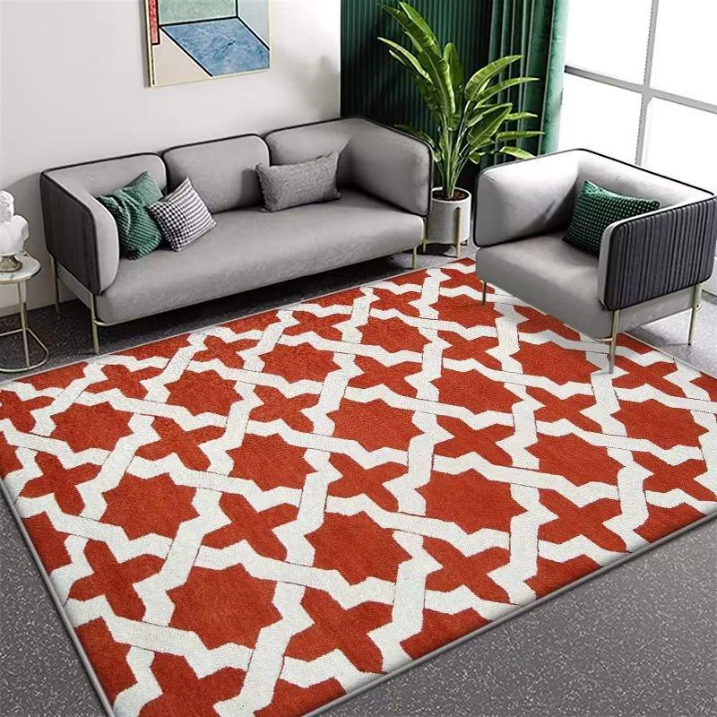 Plant Flower Carpet Living Room Coffee Table Mat Household Bedroom Bedside Carpet Bathroom Soft Foot Pad