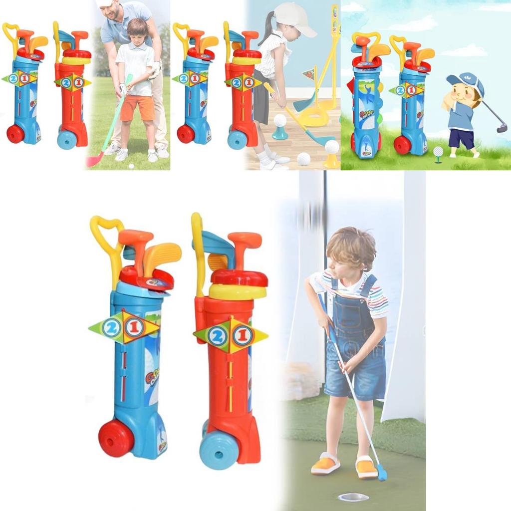High-quality Plastic Golf Club Mini Set For Kids And Parents Outdoor Fun