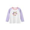 27home Children's Clothing Children's Long-Sleeved T-shirt Spring and Autumn Girl Bunny Clothes Baby Girl Cotton Base Shirt