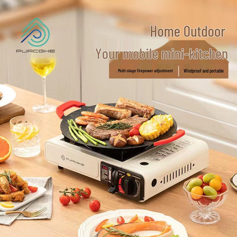 PURCGHE Portable Camping Cassette Stove Set