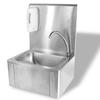 Hendi 810309 Stainless Steel Touchless Knee-mounted Hand-held Sink