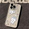Cartoon Bär Transparente Weiche Hülle für iPhone 14/15/16pro/17/17pro Max
