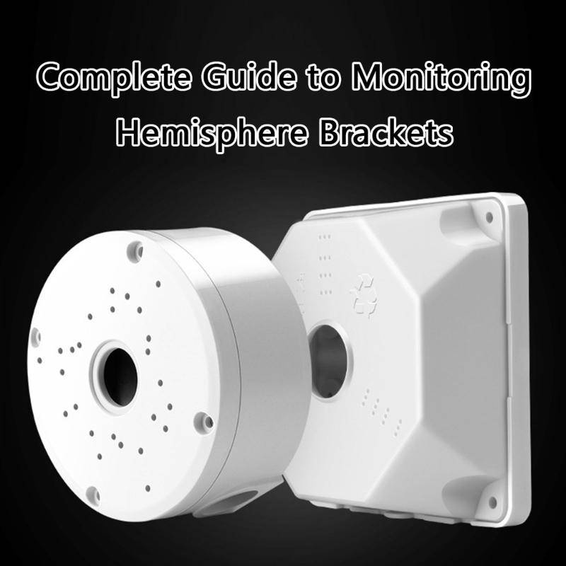 Weatherproof Security Camera Mount Junction Box for Indoor and Outdoor Installation Cameras Surveillances Dome Bracket