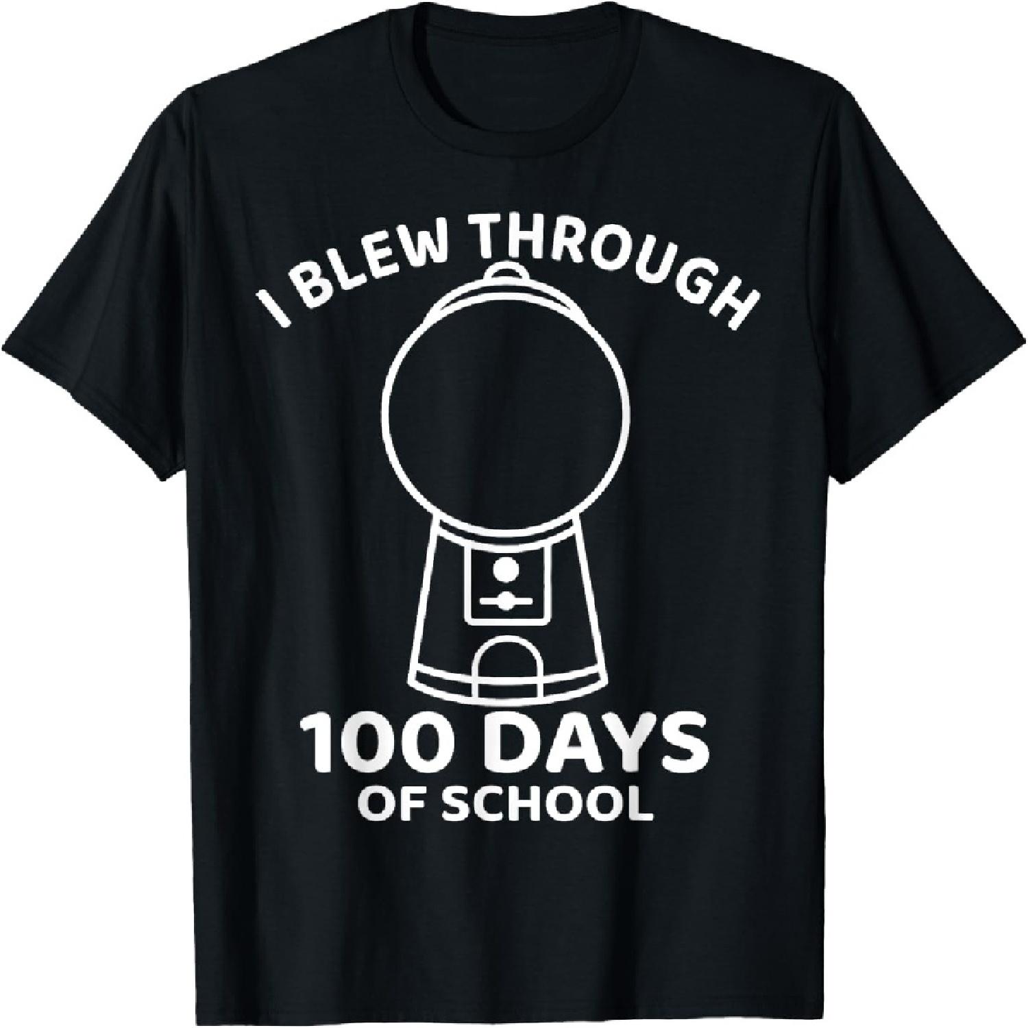 I Blew Through 100 Days of School Gumball Machine T-Shirt XXXXXL разноцветный