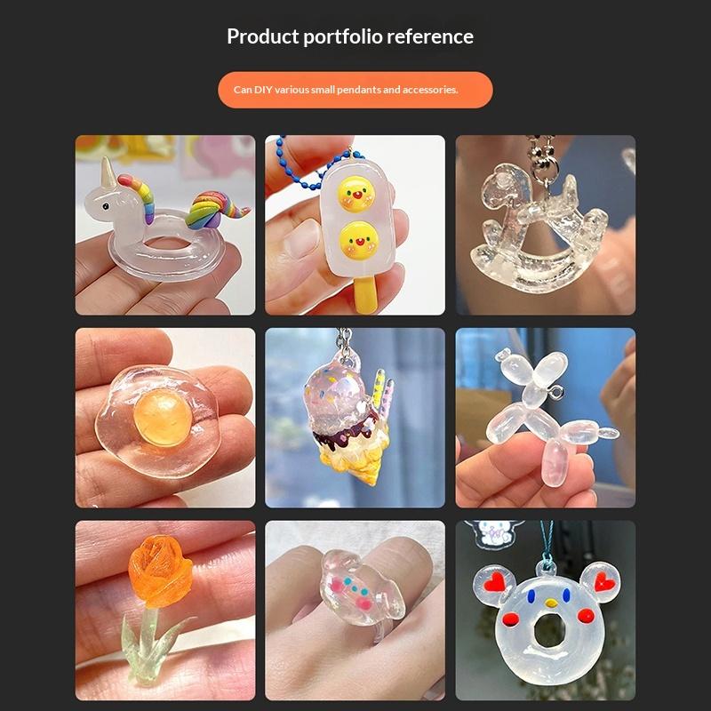 100/200G Moldable Resin Clay Pellets Heat Shapeable Plastic Beads For Diy Crafts Toy Repairs Modeling Art Projects