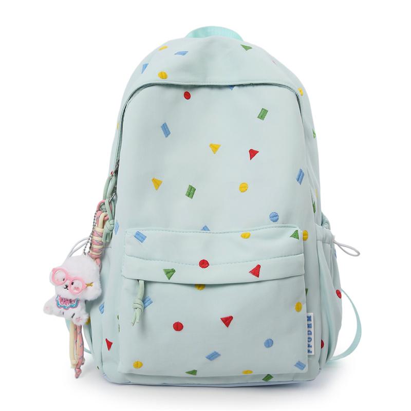 Star Print Large Capacity Backpack Commuter Lightweight Backpack