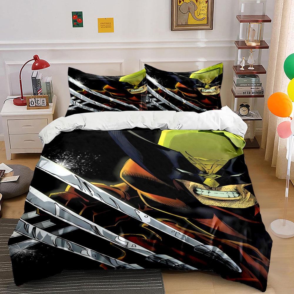 Claws and masked character. Bedding sets Duvet cover sets Duvet covers Pillowcases(1 * Duvet Cover 2 * Pillowcases without duvet insert) 135x200cm