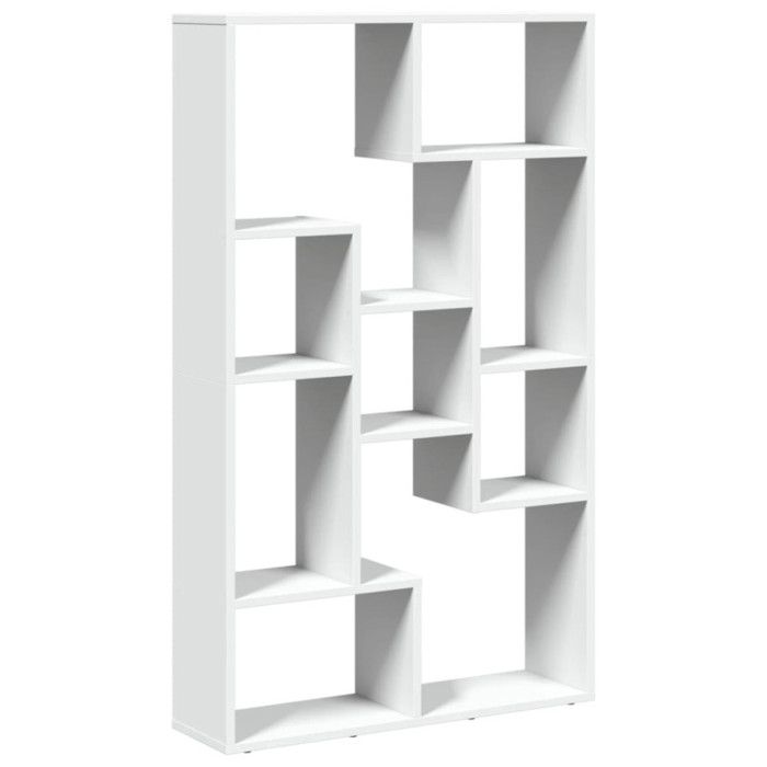 VidaXL Bibliothèque blanc 72x20x120 cm bois d'ingénierie, étagère, étagère de rangement, support à livres, étagère à livres, 858156