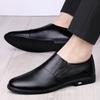 Fashion Minimalist Quality Designer Simple Breathable Comfort Loafer Outdoor Men's Casual Genuine Leather Office Wedding Business Shoes