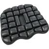 Inflatable Seat Cushion Adjustable Air, Multi-Cell Press-to-Inflate Pad, Contoured Black Polyester for Vehicle C