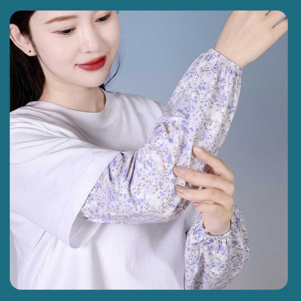 Anti-UV Ice Silk Gloves Loose Long Mittens New Sunscreen Sleeves  Summer