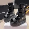 Ultra High Heel Women Platform Sandals Designer New Roman Sandals Fashion Women Summer Cool Boots Wedge Sandals Sandalias Mujer
