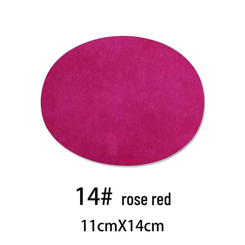 Universal Suede Oval Iron-On Elbow & Knee Patch Sticker for Jackets & Sweaters