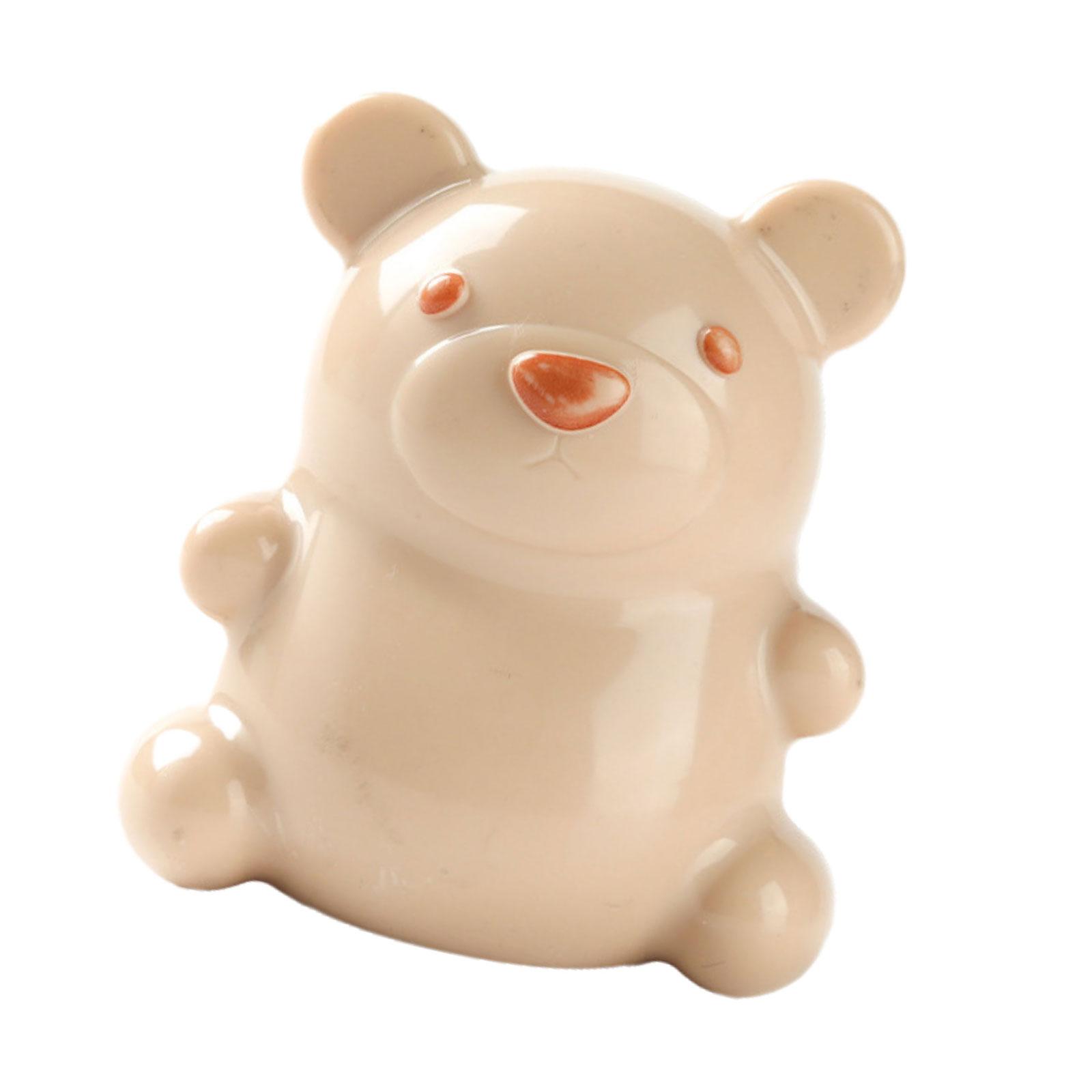 

Щеточка для чистки ногтей с рисунком медведя, детская щетка для чистки ногтей для младенцев и детей, мягкие щетинные щетки для ногтей бежевый