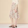 BCBG Flower Print Banding Skirt B3m3s209