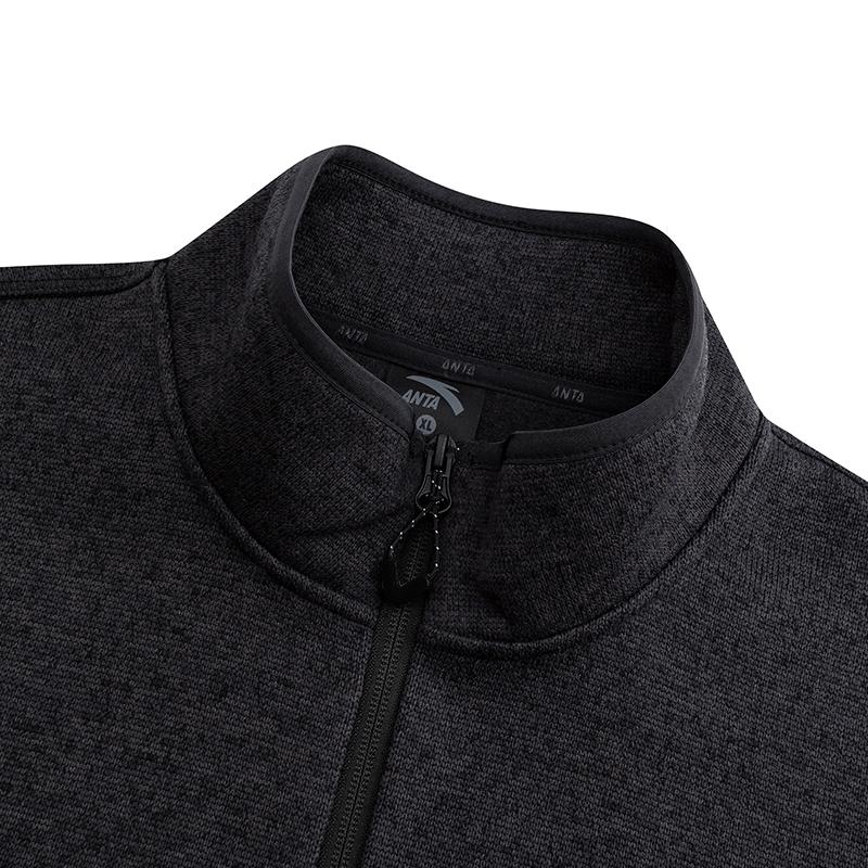 Anta Outdoor Warm Simple Stand Collar Comfortable Versatile Jacket Men Jacket 952546701-4