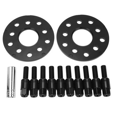2pcs 8mm 0.31in Aluminium Alloy Hub Centric Wheel Spacers Adapters with Bolts Replacement for A3 A4 A5 A6 A8 1997‑2008
