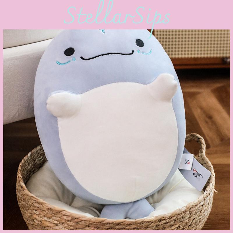 Plush Finless Dolphin Toy Marine Animal Stuffed Doll Bedroom Gift Decoration