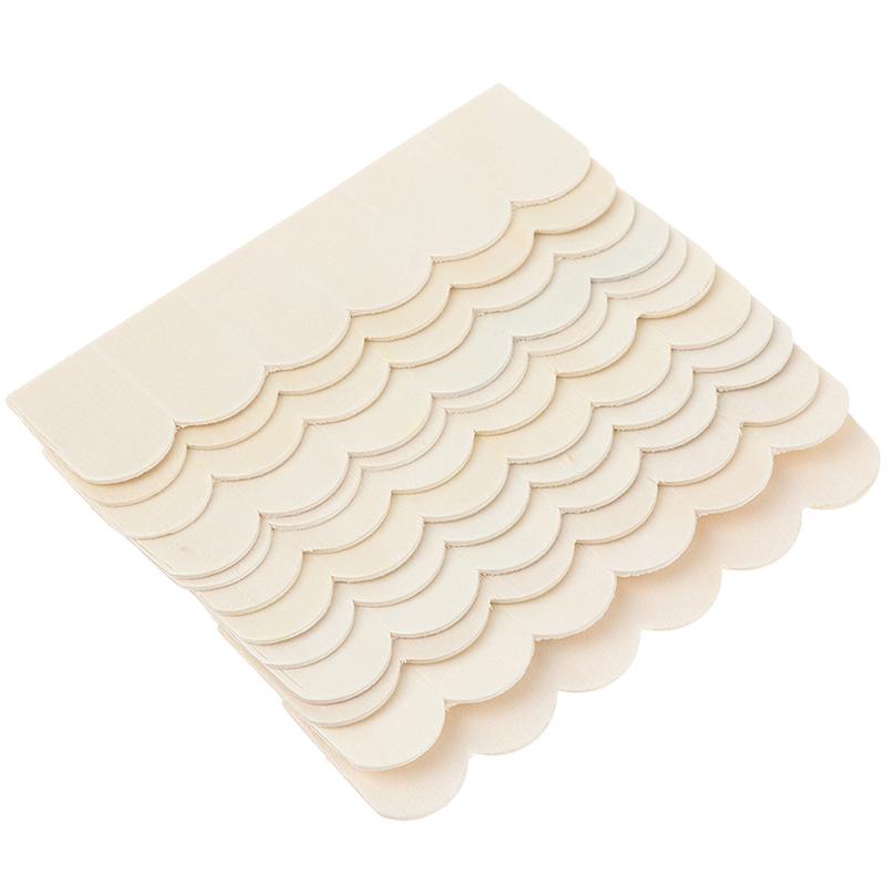 1:12 Dollhouse Miniature Wood Roof Tiles House Decoration Accessories