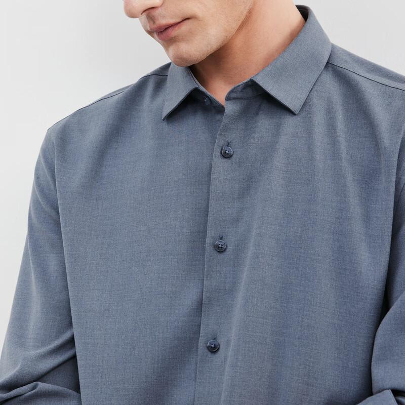 Septwolves Men's Business Casual Long-Sleeve Shirt