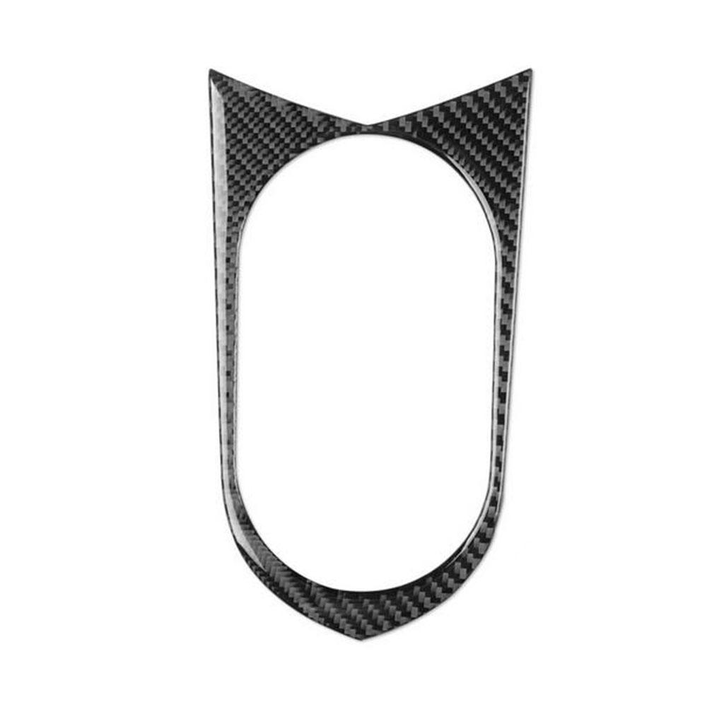 Carbon Fiber Interior Center Console Cup Holder Cover Trim For Cadillac Ats