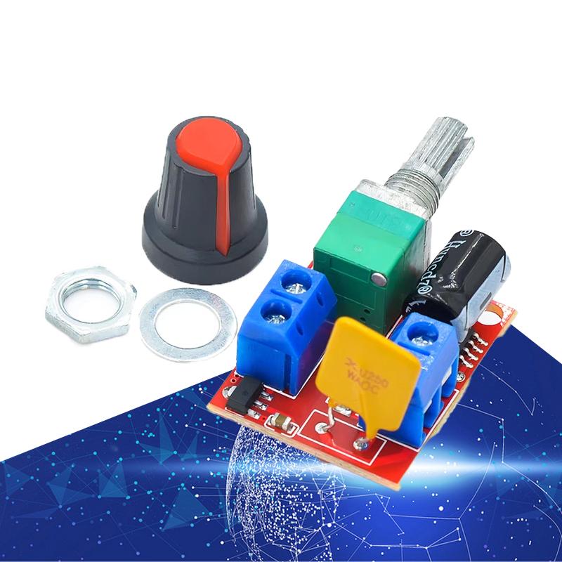 

Mini DC Motor PWM Governor 3V6 12 24 35V Speed Control Switch LED Dimmer 5A