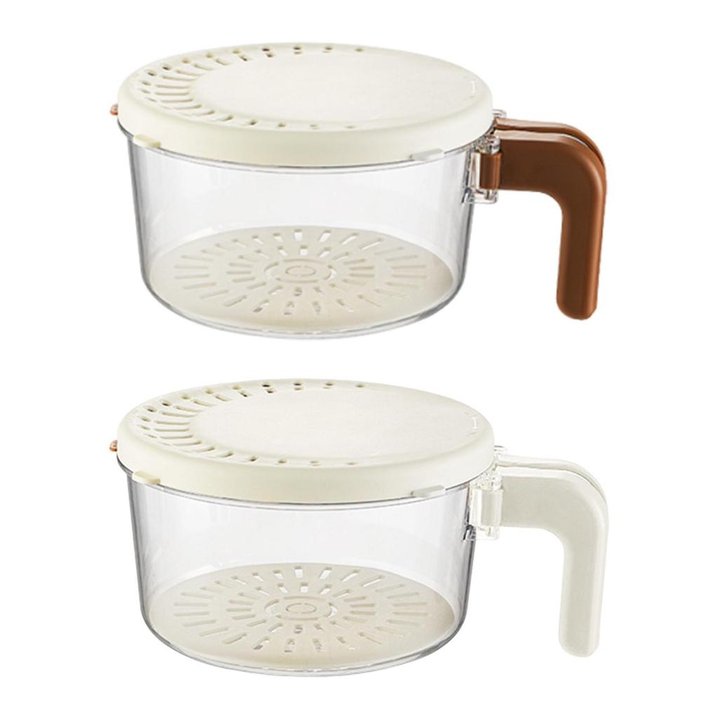 Draining Basket Home Use with Handle Reusable Kitchen Vegetable Basket Keeper Container for Grapes Vegetables Strawberry Fruits