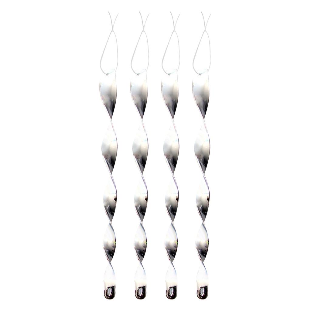 Bird Wind Twisting Scare Rods Reflective Ornamental Spiral Deterrent