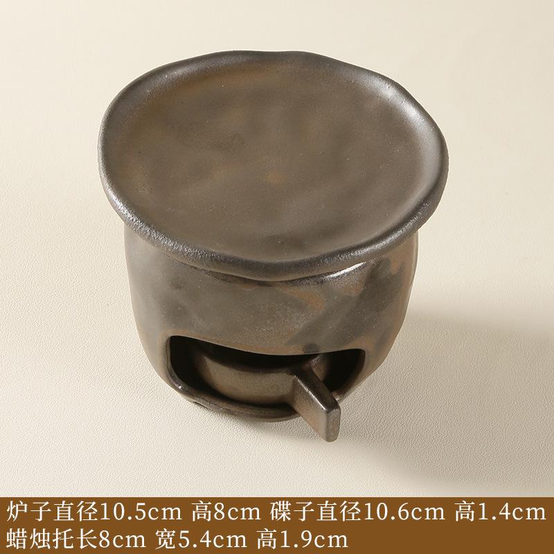 Handmade Stoneware Tea Roaster & Warmer - Multi-Function Ceramic for Scenting Tea, Aromatherapy & Candle Heating