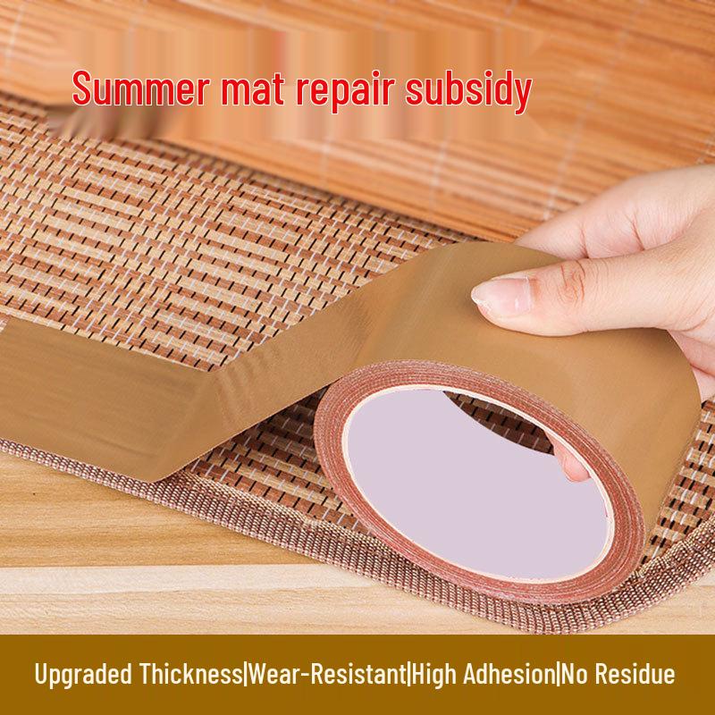 

Самоклеюча стрічка для ремонту бамбукових килимків - для кріплення охолоджуючих килимків, стільців, диванів, ліжок та солом яних килимків. 5CM*5M Tape