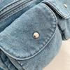 Vintage Denim Women's Bag Large Capacity Stitching Tote Women's Bag