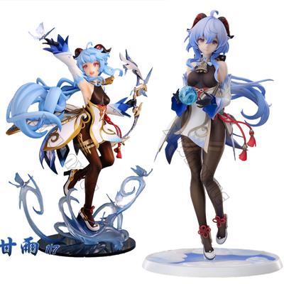 22cm Genshin Impact Ganyu Anime Figure Raiden Shogun/Yae Miko Action Figure Paimon/Klee/Kamisato Ayaka Figurine Model Doll Toys