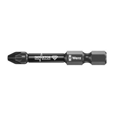 WERA Impact Posidriver Bit Blade Size PZ2 Total Length 50mm 057661
