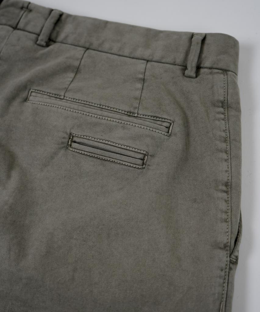 BIRBANTE Sondrio Stretch Satin Pants - Mocha Beige