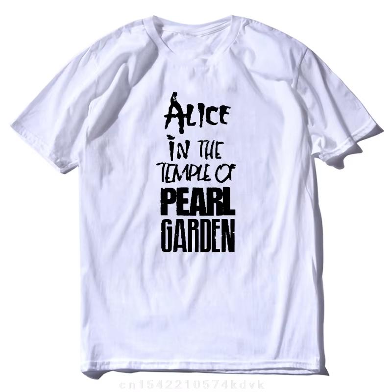 Alice in Chains TShirt T Shirt Alice in The Temple of Pearl Garden Men Fashion Tshirt Summer MenS T Shirts Printed Tee Shirt
