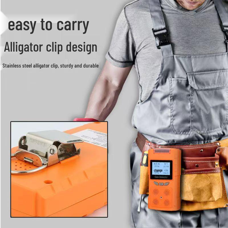 Handheld Four-in-One Gas Detector for Combustible, Oxygen, Industrial, and Tunnel Safety