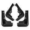 Front And Rear Mud Flaps Car Accessories Car Mud Guards Black Mud Flaps PP Plastic ABS Material Pre-drilled Holes