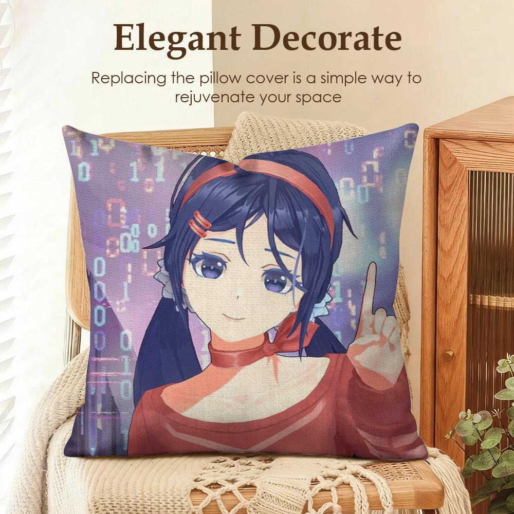 

MMiSide MMita Cushion Cover Natural Linen Organic Fabric DoubleSided Printing Sofa Home Decor Gift Pillow Case 30x30cm