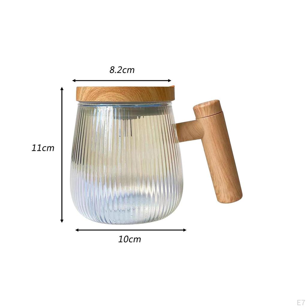Mug, Self Mixing Living Room, Kitchen, Coffee/Milk/Protein Powder Glass, Powerful Automatic