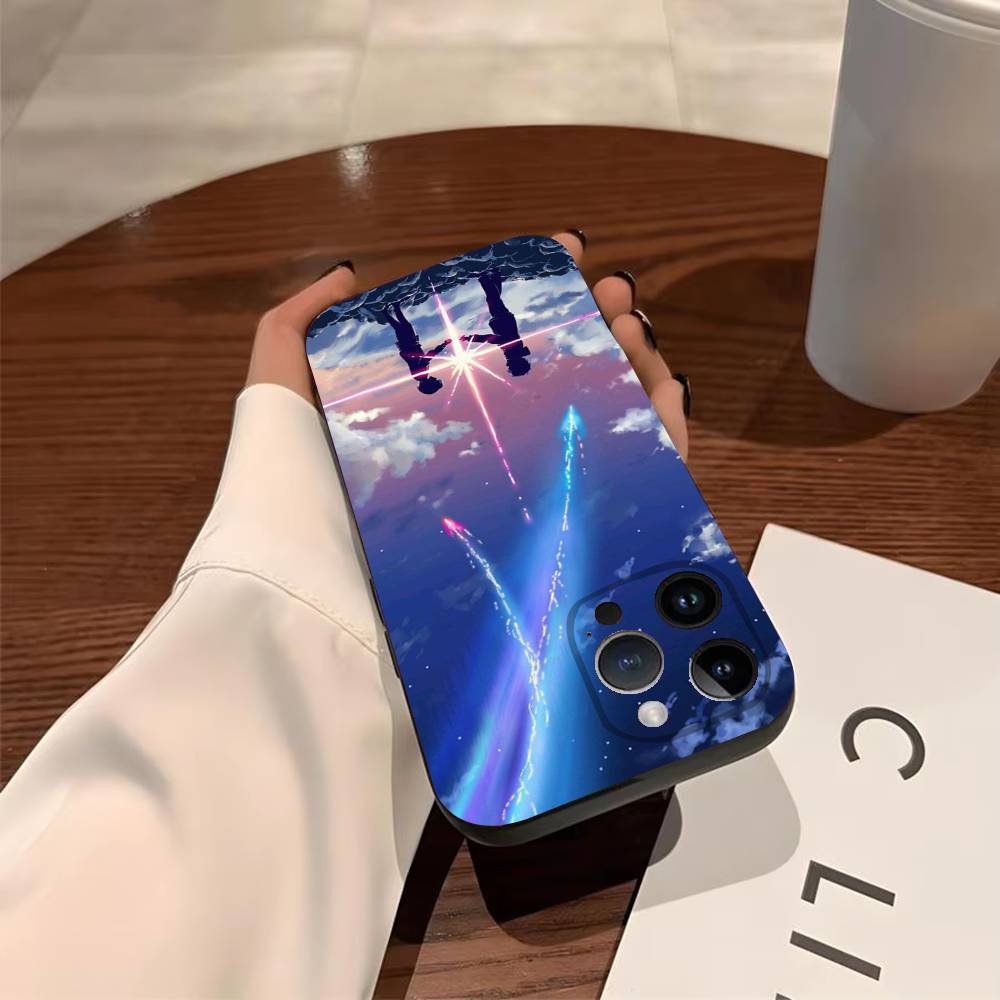

Anime Y-Your Name Phone Case for iPhone 17,16,15,14,13,12,11,Pro,X,Xs,Max,Plus Shockproof Cover iPhone17promax